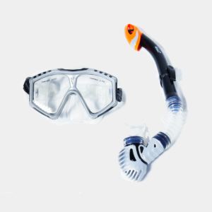 Snorkel y careta de vidio templado especial para buceo
